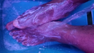 After a long hard day, had to give my feet the treat they deserved