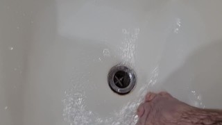 Midget shows his dick, plays with foreskin and cum!