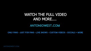 Antonio West Gym Jerk Off