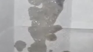 Massive cumshot, hung Twink enjoys himself