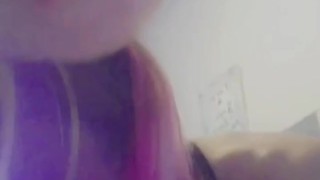Cute Blonde milf with pigtails sucks dick