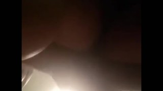 Under view of my ex fucking me