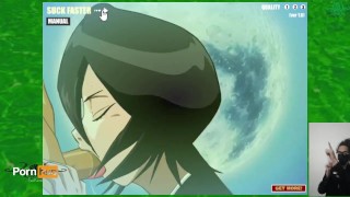 Rukia chupando inrtensamente - Flashando (Patreon in Bio)