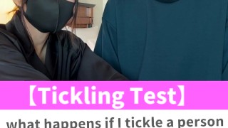what happens if I tickle a person who is talking tongue twitter?♡ #shorts