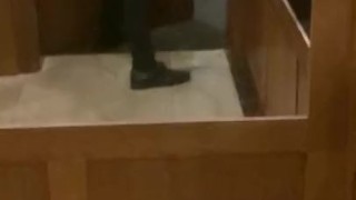 Twink jerking off and cumming in public trying to get caught by stranger
