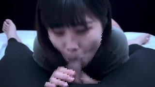 エロチンポを嗅ぎながら興奮する彼女がフェラで鼻息を荒くしちゃう♡鼻コキ口内射精