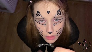 Halloween Kitten Fucks Passionately