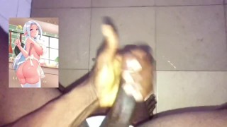 ( CUM ) BUSTY ANIME GIRL TONIKZALEX STROKING BBC MOANS, TALKS DIRTY & CUMS HUGE LOAD CUM INSIDE 