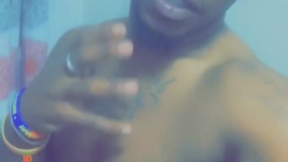 Before Big Black Pretty Dig on Soft takes a Shower Solo