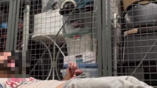 Pissing, humping, cumming in the locker room