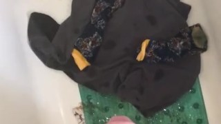 I pee on my clothes before headed out for the day