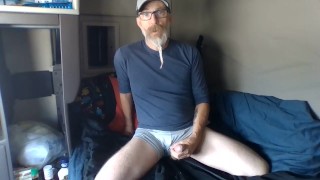 Just me jacking off in the truck