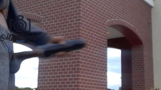 Testing My New Toy In Public