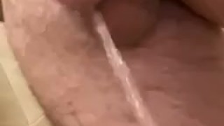 Emptying my bladder of all its piss 