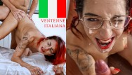 Beautiful 20 yo redheaded girl gets fucked hard doggystyle, cowgirl