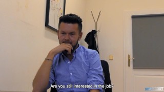 BigStr - Sexy Man Rene Takes His Clothes Off & Unleashes The Sex Machine To Get That new Job