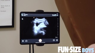 FunSizeBoys - Hung doctor uses ultrasound to show his bare dick in boy