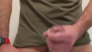 Cumming with my cock sleeve