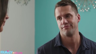 FamilyXXX - Big Tit Milf Stepmom Gags On My Big Cock (Shay Sights)