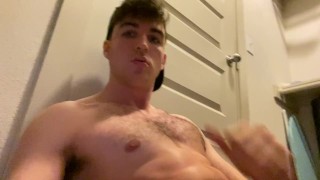 HOT Verbal College Dude Jerks his BWC
