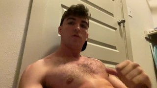 HOT Verbal College Dude Jerks his BWC