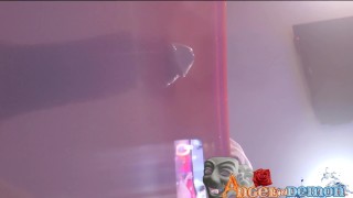 Angel Eyed Demon massage cum huge load