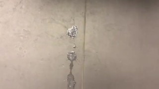 Toilet at work was out of order so I had to pee in the sink and Cum in my hand instead 