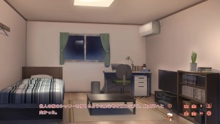【R18エロゲー 異世界酒場のセクステット3動画13】杏ちゃんに男子更衣室で仁王立ちフェラしてもらう。(巨乳ファンタジーエロゲー 実況プレイ動画 Hentai game)