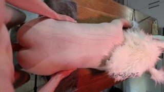 Fursuit Twink Bound and Fucked