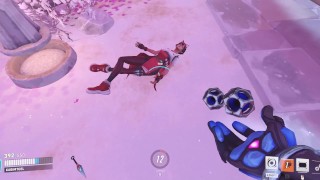 Kiriko ragdoll ryona - default outfit Overwatch 2