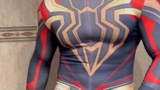 HALLOWEEN CUM💦 spiderman onlyfans👅