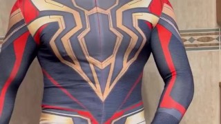 HALLOWEEN CUM💦 spiderman onlyfans👅
