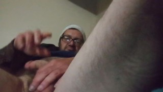 Laid back with lotion 