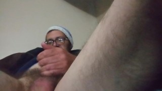 Laid back with lotion 