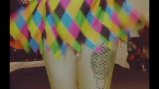 Sexy slut clown tease 