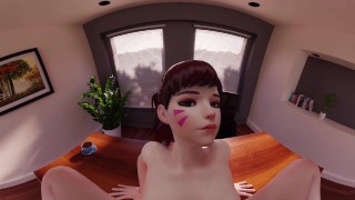Fucking Dva on the table VR