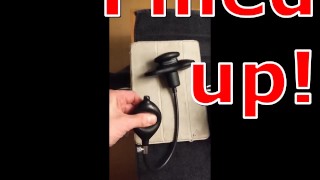 Pump it up - shut me up! Demo of Inflatable Gag