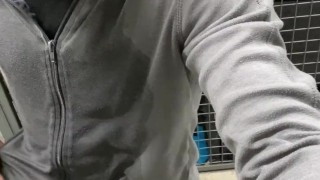 Walking around with my soaked clothes