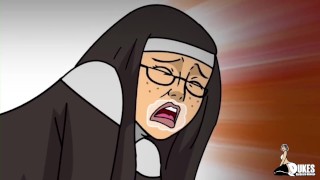 A Lebanese hoe, a nun, and a school teacher get fucked by BBC