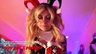 imsadspice / extrasadspice & Chris Saint TikTok Harley Quinn cosplay sextape