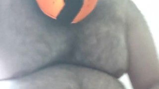 Fat pup Jerking
