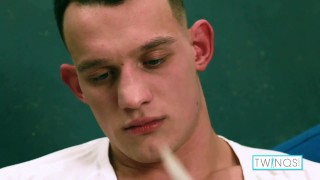 Hunky Teen Luke Lubes His Rock Hard Cock To Fuck A Toy Hole!