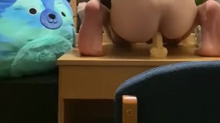 Trying my new toy while my roommate is away