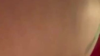 Eating cookie-brownie & riding dildo while caged