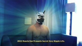 【HENTAI JAPANESE MACHO KEN】乳首ビンビン物語！乳首が感じすぎるんです。