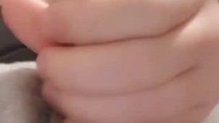 young 18 yo white boy jerks and plays with his cock 