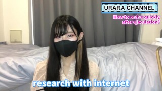 I'll secretly teach you a trick to cumthe second shot at explosive speed after you cum♡