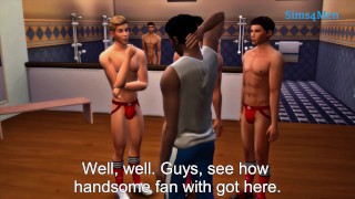 Soccer team use horny fan