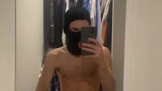 Skinny hung twunk busts morning nut