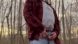 Flannel Bear Pissing 
